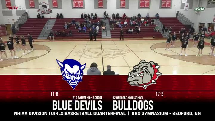Thumbnail image for Girls Basketball | Salem at Bedford | Quarter-Finals - March 5, 2026 - By Bedford TV