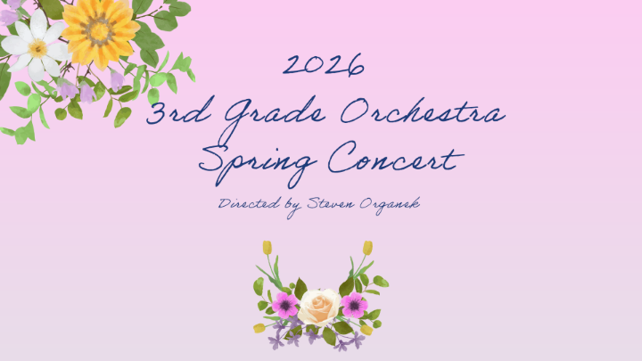 Thumbnail image for 2026 3rd Grade Orchestra Spring Concert